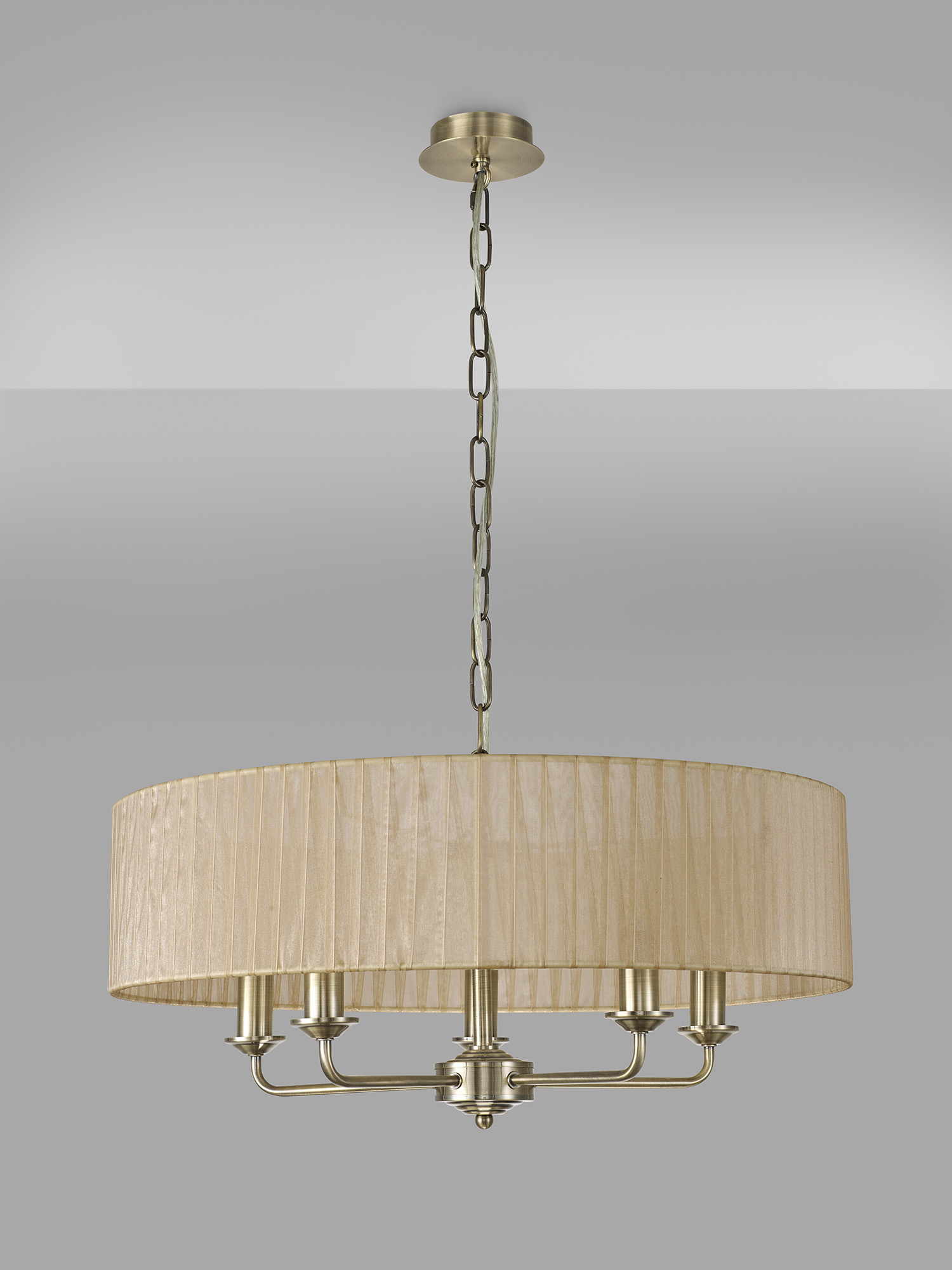 Banyan AB SB Ceiling Lights Deco Multi Arm Fittings